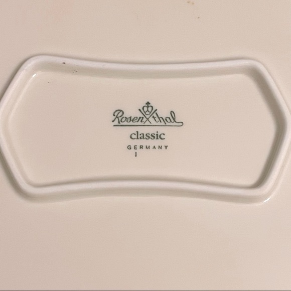 ROSENTHAL GERMANY SANSSOUCI 13 1/4” RECTANGULAR SERVING PLATTER (Ivory) - Picture 11 of 11